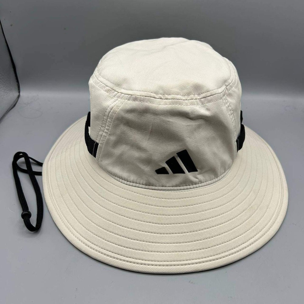 Adidas Climacool Hat Men Cream Bucket Cap Drawstring Strap New